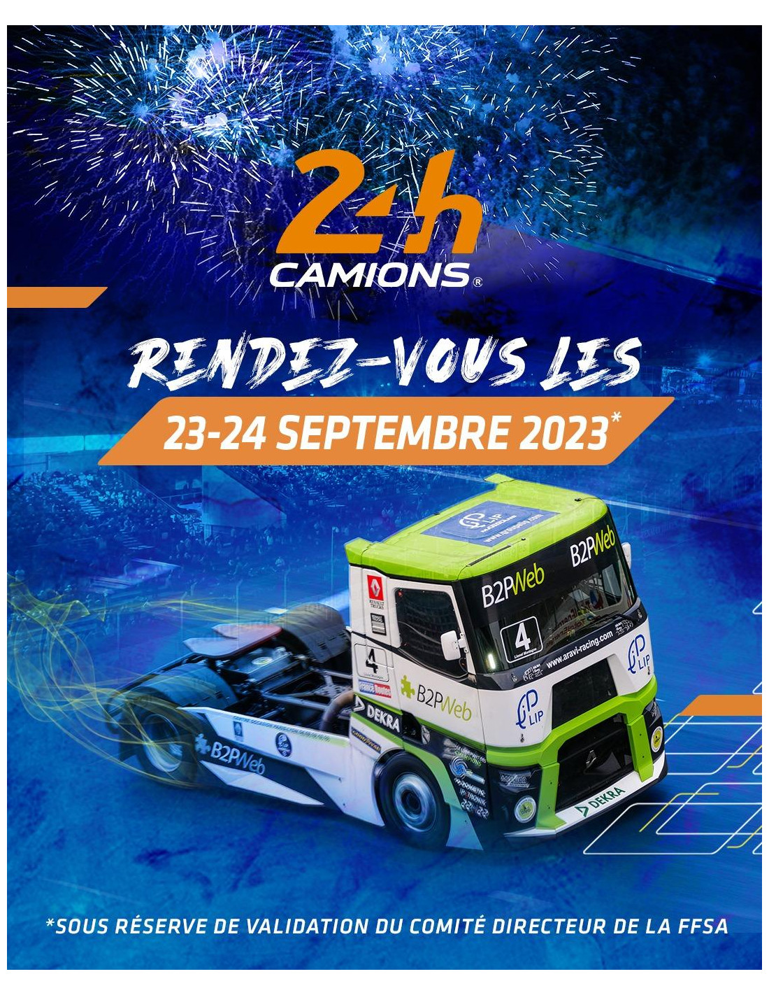 24h du Mans CAMIONS Du 23 au 24 Septembre 2023 Circuit Le Mans